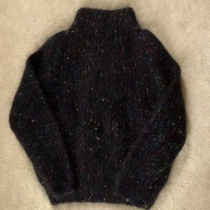 Black mohair sweater